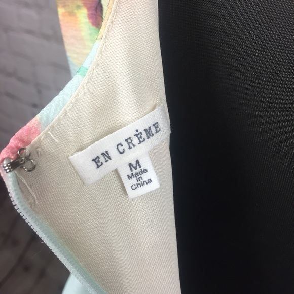 En Creme Pastel Floral Cocktail Dress - Picture 6 of 8